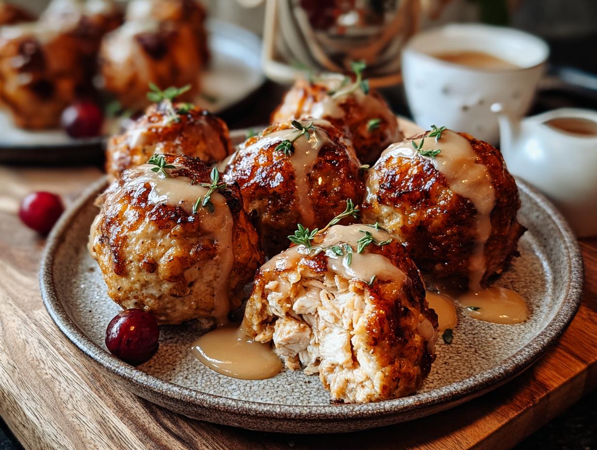 Apple Sage Turkey Meatballs - close-up of ingredients