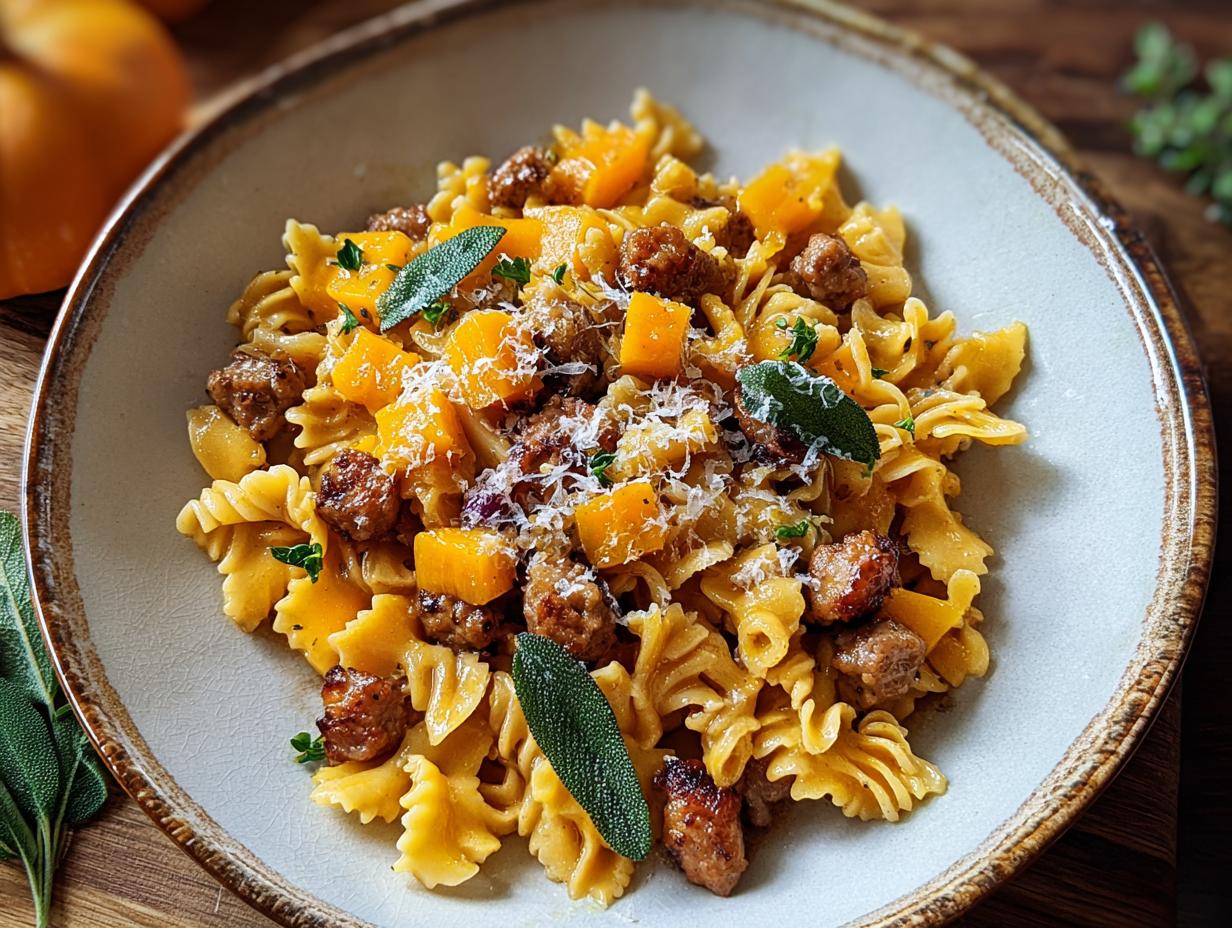 Autumn Sausage Pasta Squash: Cozy Fall Comfort - Autumn Sausage Pasta Squash - additional detail