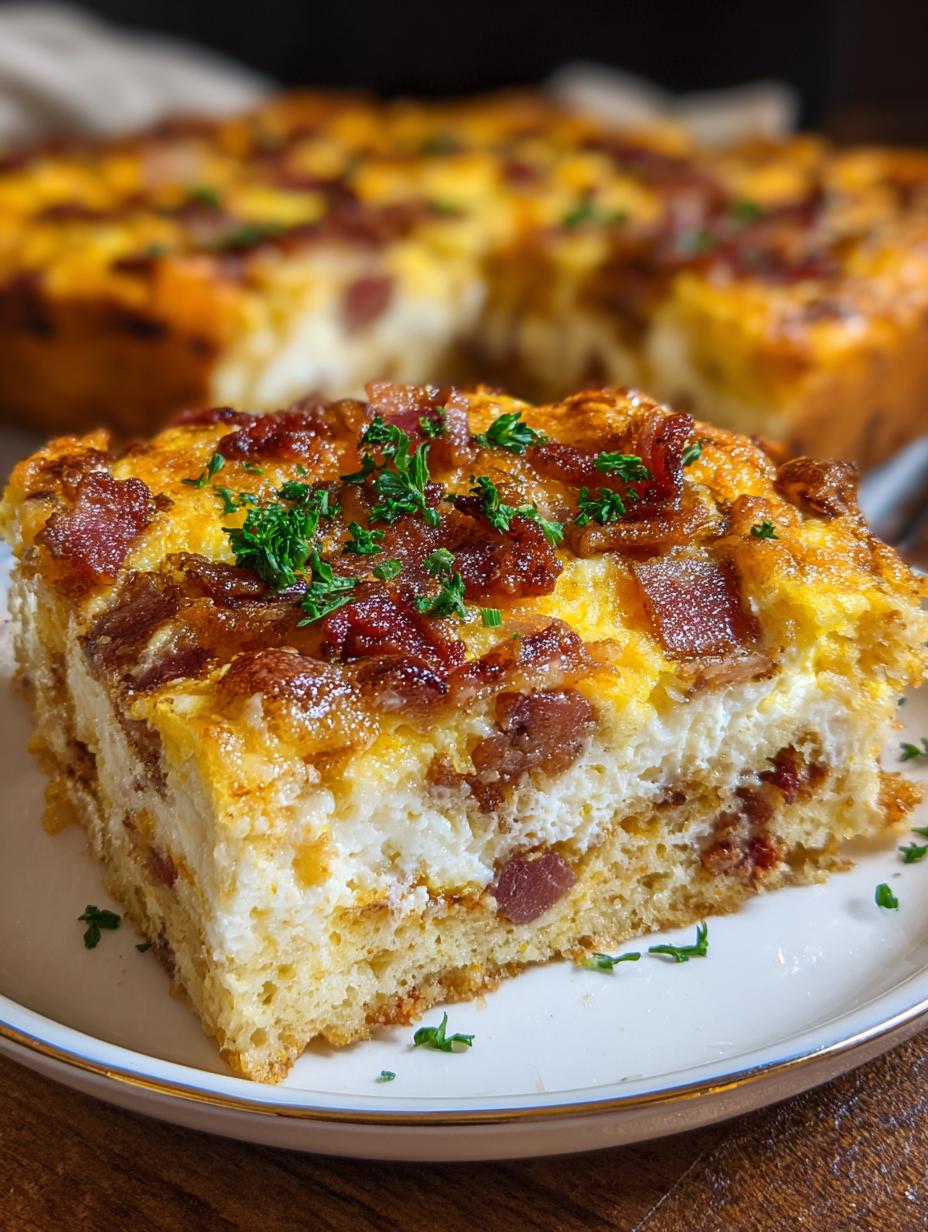 Bacon Egg Breakfast Casserole