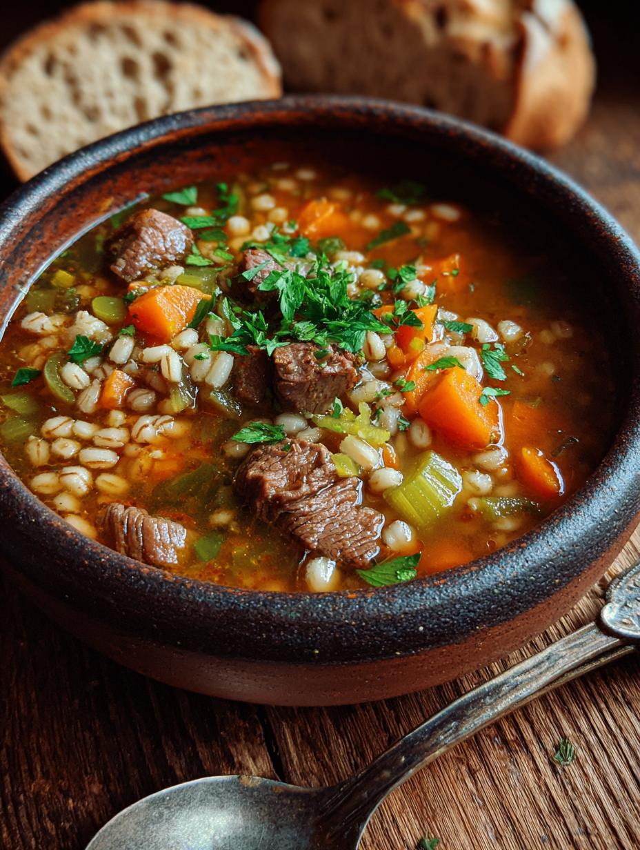 Hearty Beef Barley Soup: 5 Tips for Perfect Comfort 4 Hearty Beef Barley Soup: 5 Tips for Perfect Comfort - Beef Barley Soup - main visual representation