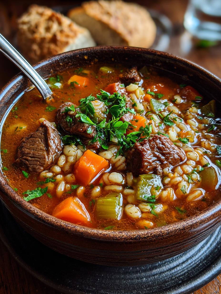 Beef Barley Soup