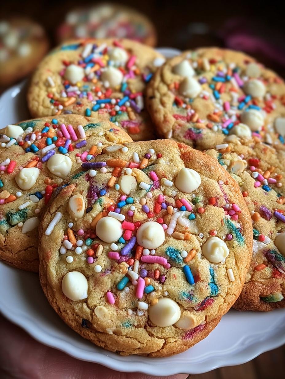 Birthday Cake Cookies