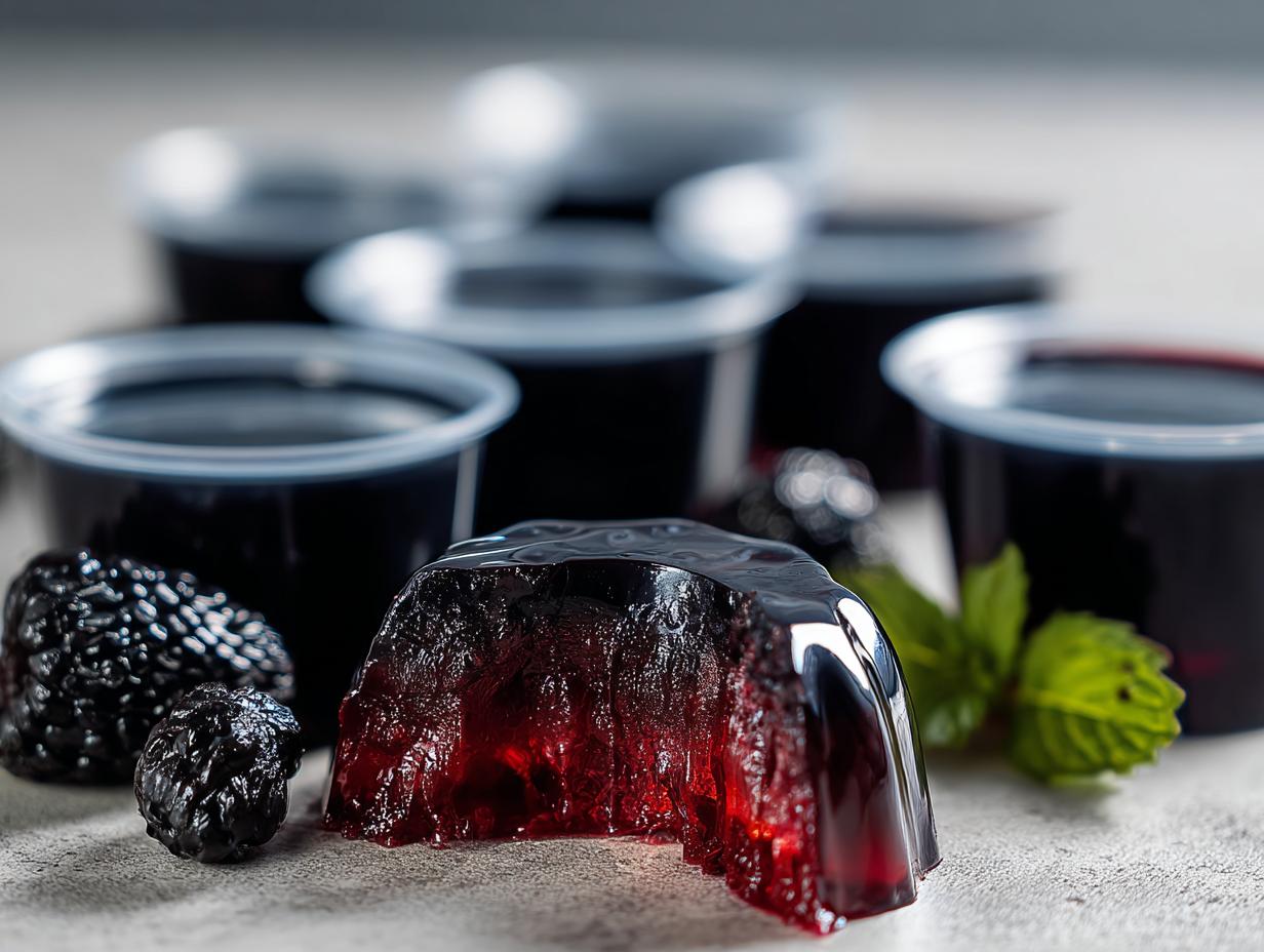 Black Jello Shots: 1 Spooky & Easy Recipe - Black Jello Shots - main visual representation