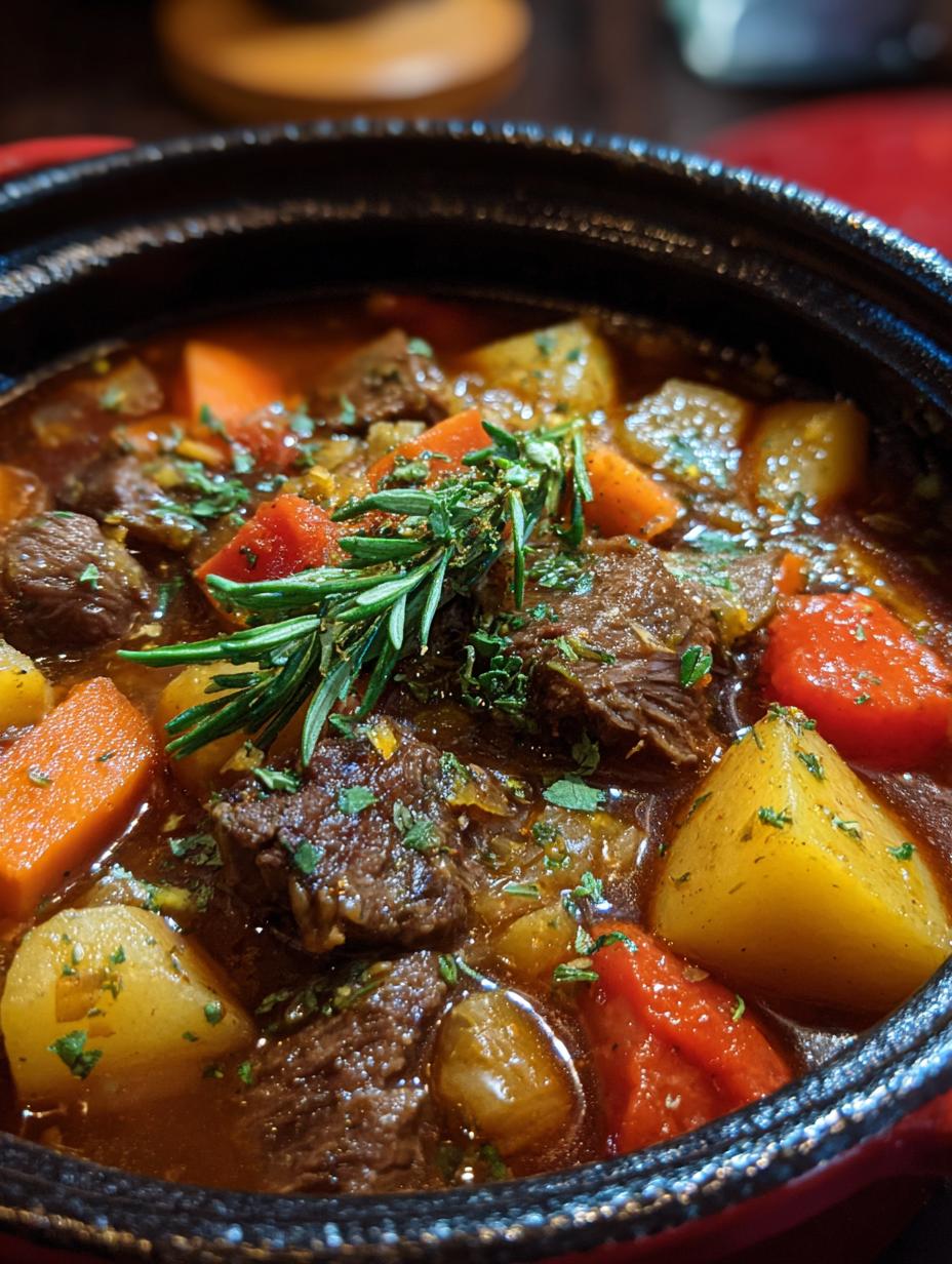 Braised Vegetable Beef Soup: A Delicious Comfort 5 Braised Vegetable Beef Soup: A Delicious Comfort - Braised Vegetable Beef Soup - main visual representation