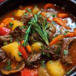 Braised Vegetable Beef Soup