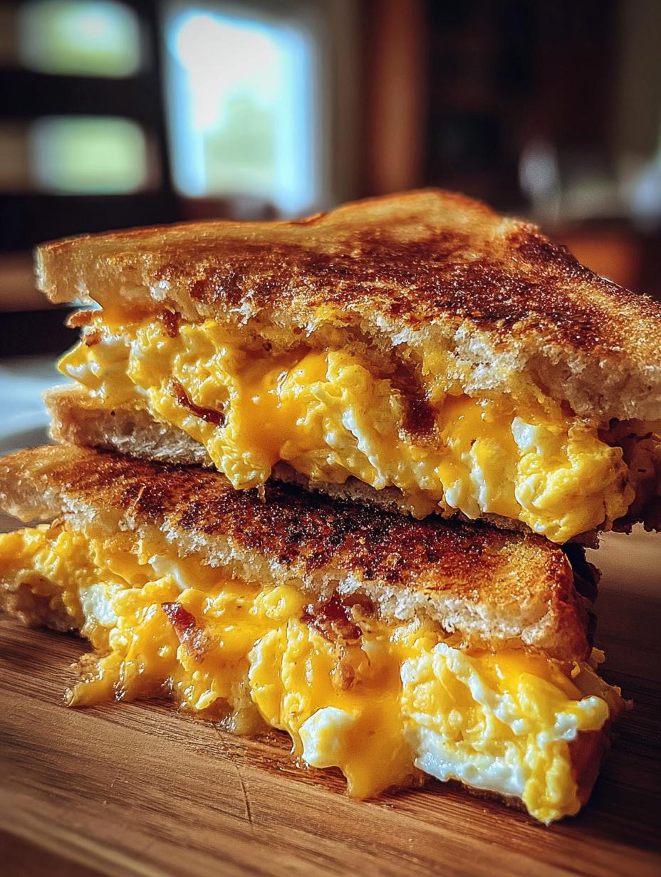 Breakfast Grilled Cheese Scrambled