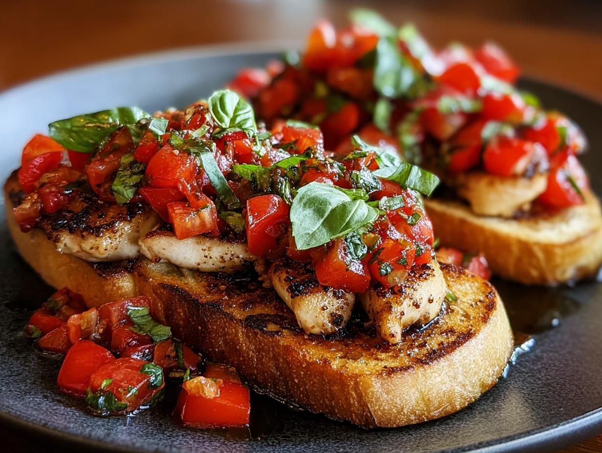 Bruschetta Chicken: 1 Flavorful Italian Dinner - Bruschetta Chicken - additional detail