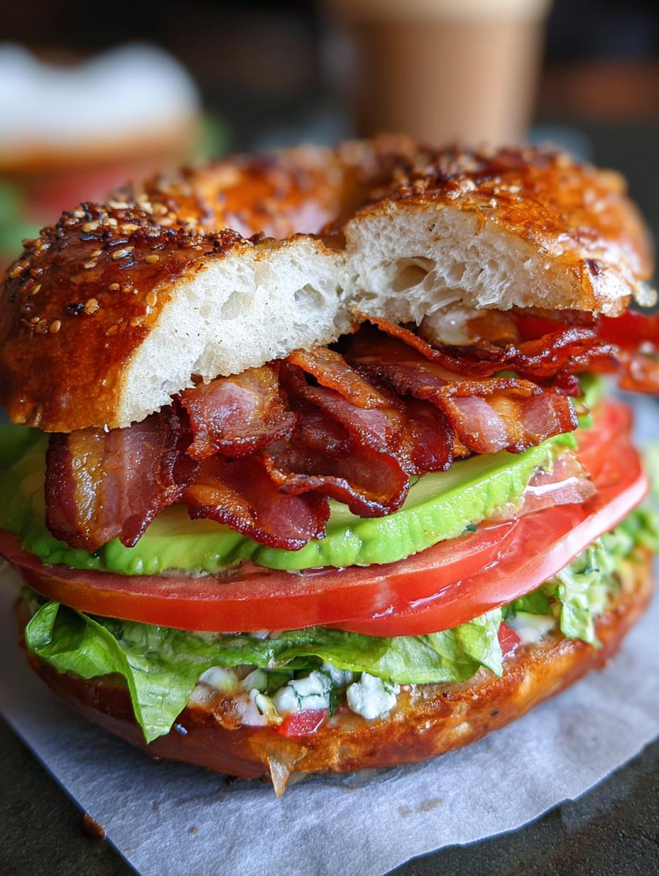 California BLT Chopped Bagel: Amazing Quick Meal - California Blt Chopped Bagel - additional detail