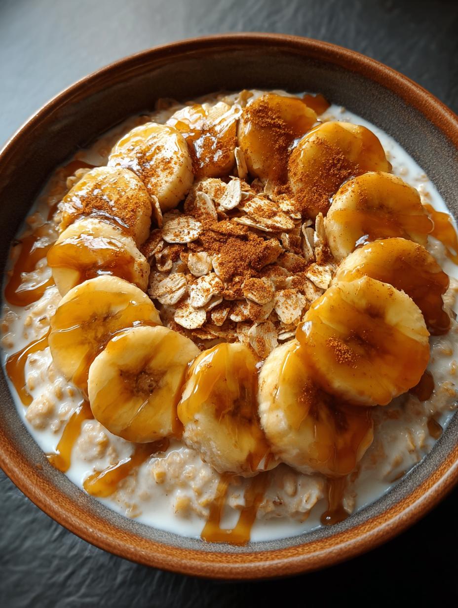 Caramel Banana Oatmeal