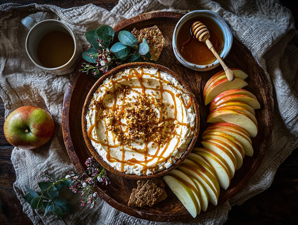 Caramel Cream Cheese Apple