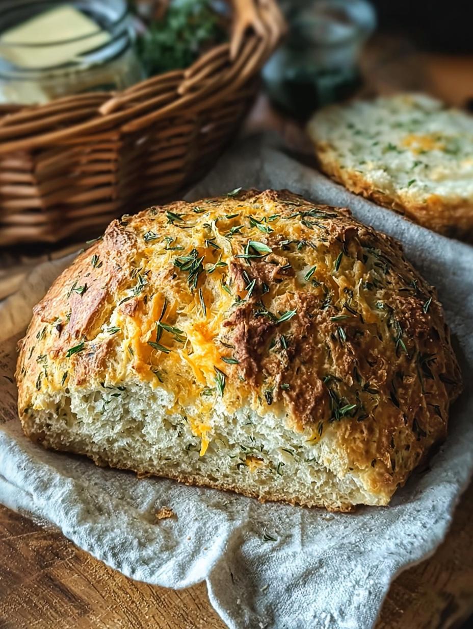 Cheddar Herb Soda Bread: 1 Amazing Loaf Ready Now - Cheddar Herb Soda Bread - additional detail