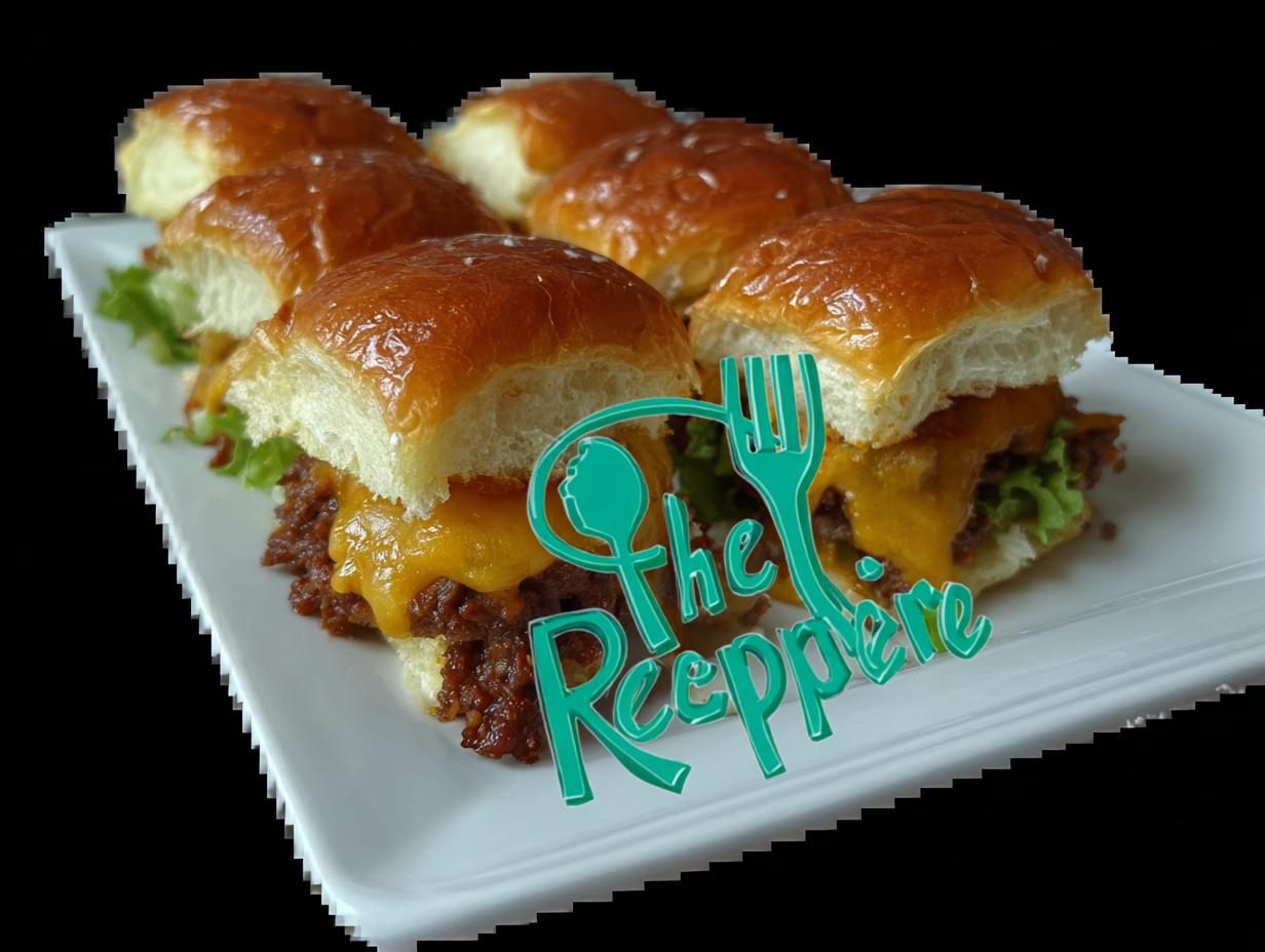 Cheeseburger Sliders Hawaiian Rolls