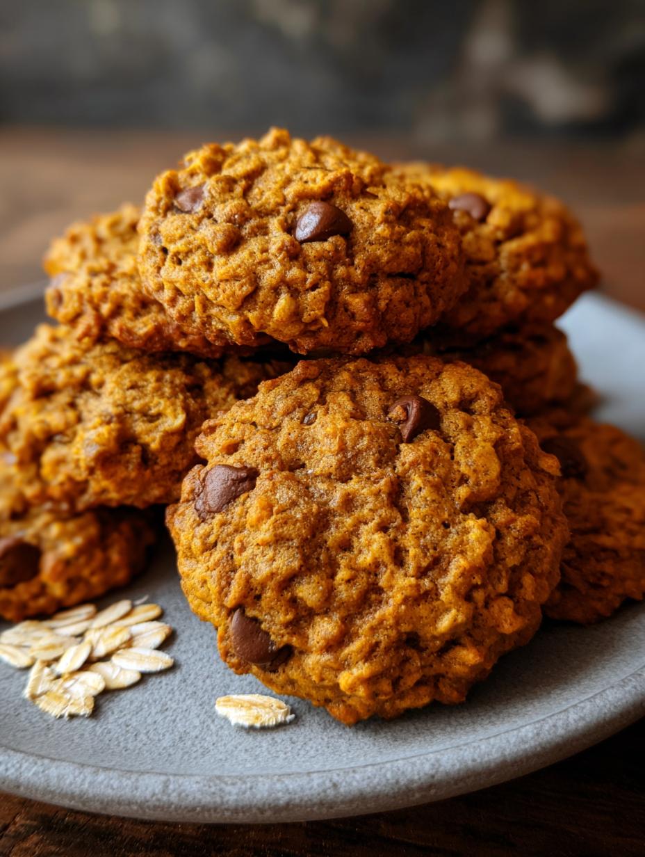 Chewy Pumpkin Oatmeal Cookies: 10 Best Fall Treats - Chewy Pumpkin Oatmeal Cookies - additional detail
