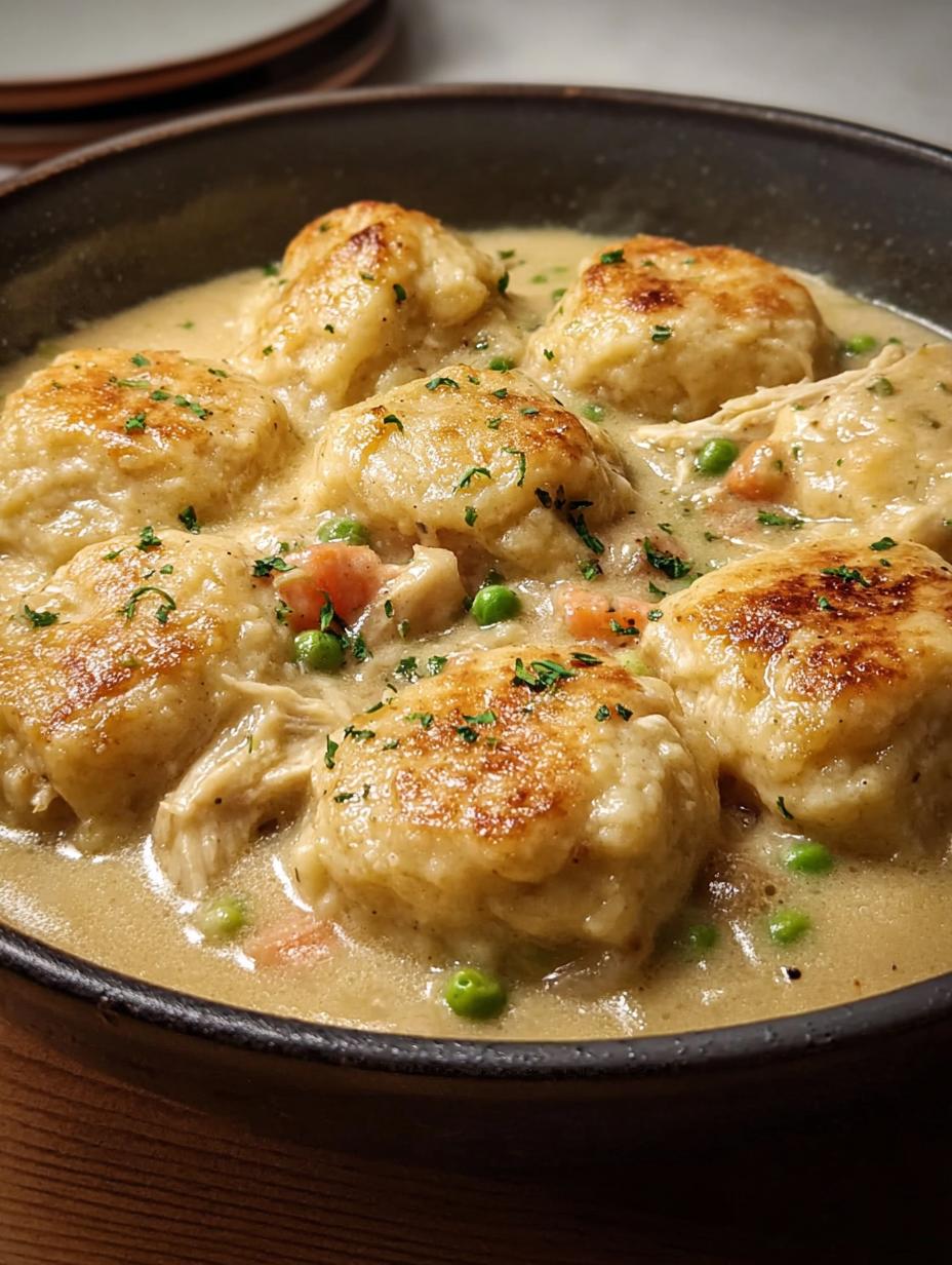 Chicken Dumplings Biscuits: 1 Amazing Comfort Meal 4 Chicken Dumplings Biscuits: 1 Amazing Comfort Meal - Chicken Dumplings Biscuits - additional detail