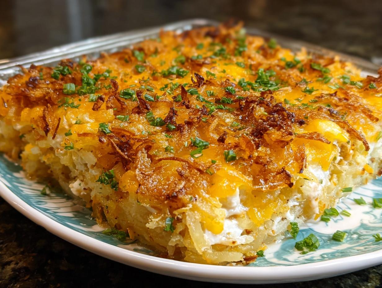 Amazing Chicken Hashbrown Casserole: 15 Min Prep - Chicken Hashbrown Casserole - additional detail