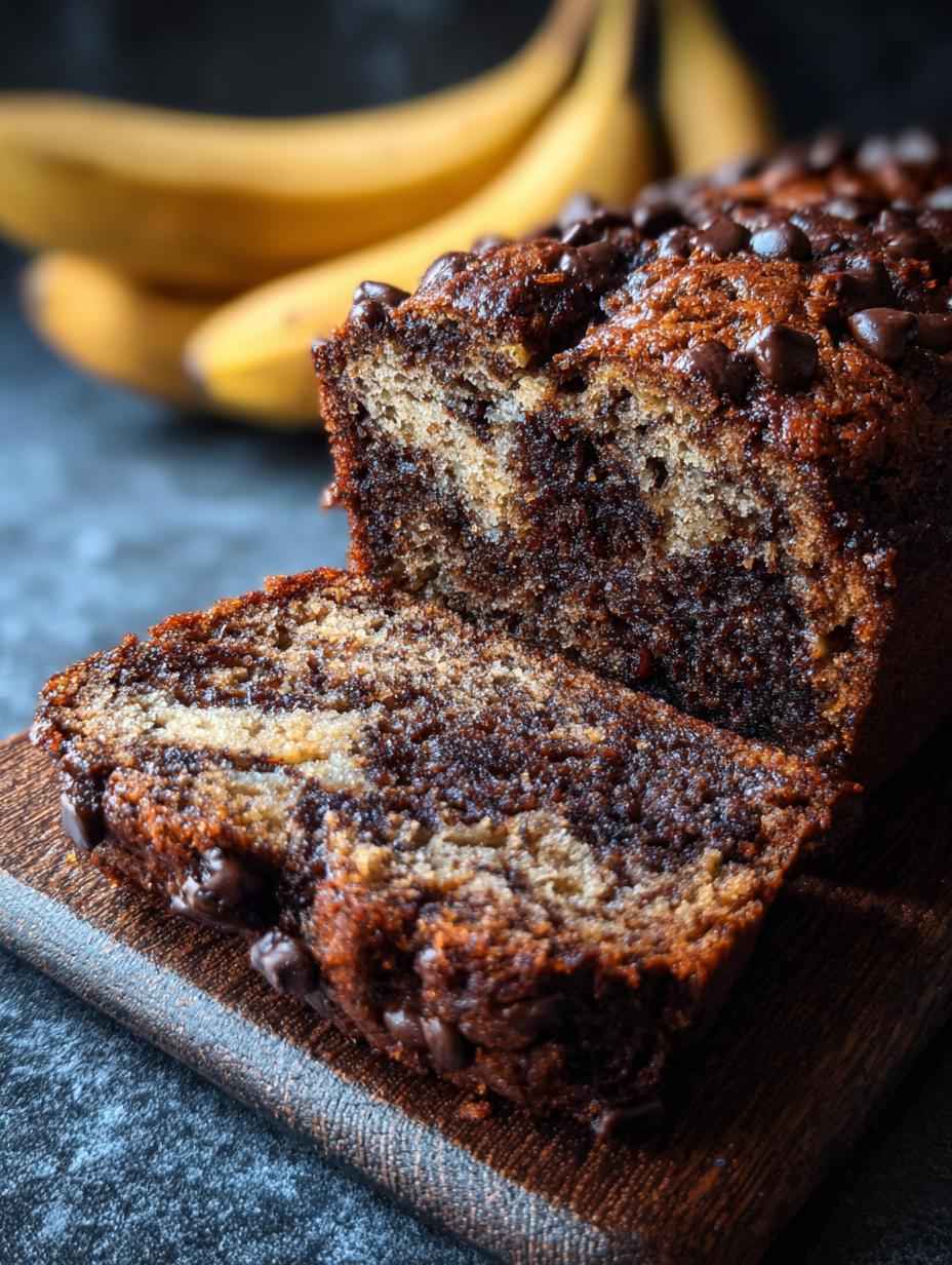 Amazing Chocolate Espresso Banana Bread Recipe - Chocolate Espresso Banana Bread - additional detail