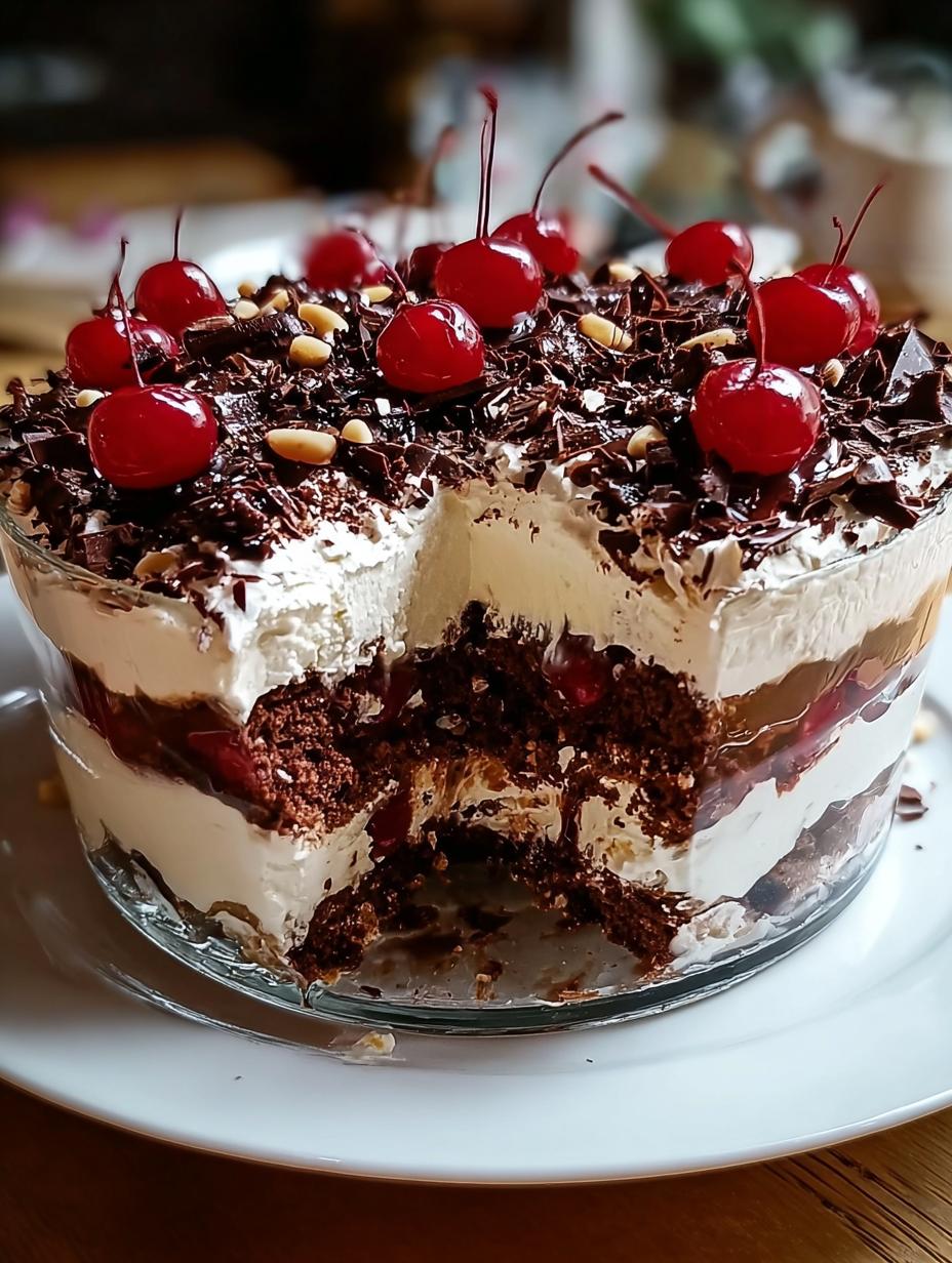 Christmas Black Forest Trifle