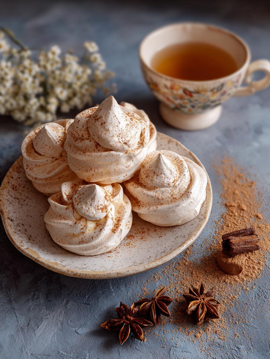 Cinnamon Maple Meringues: 4 Divine Bites 7 Cinnamon Maple Meringues: 4 Divine Bites - Cinnamon Maple Meringues - additional detail