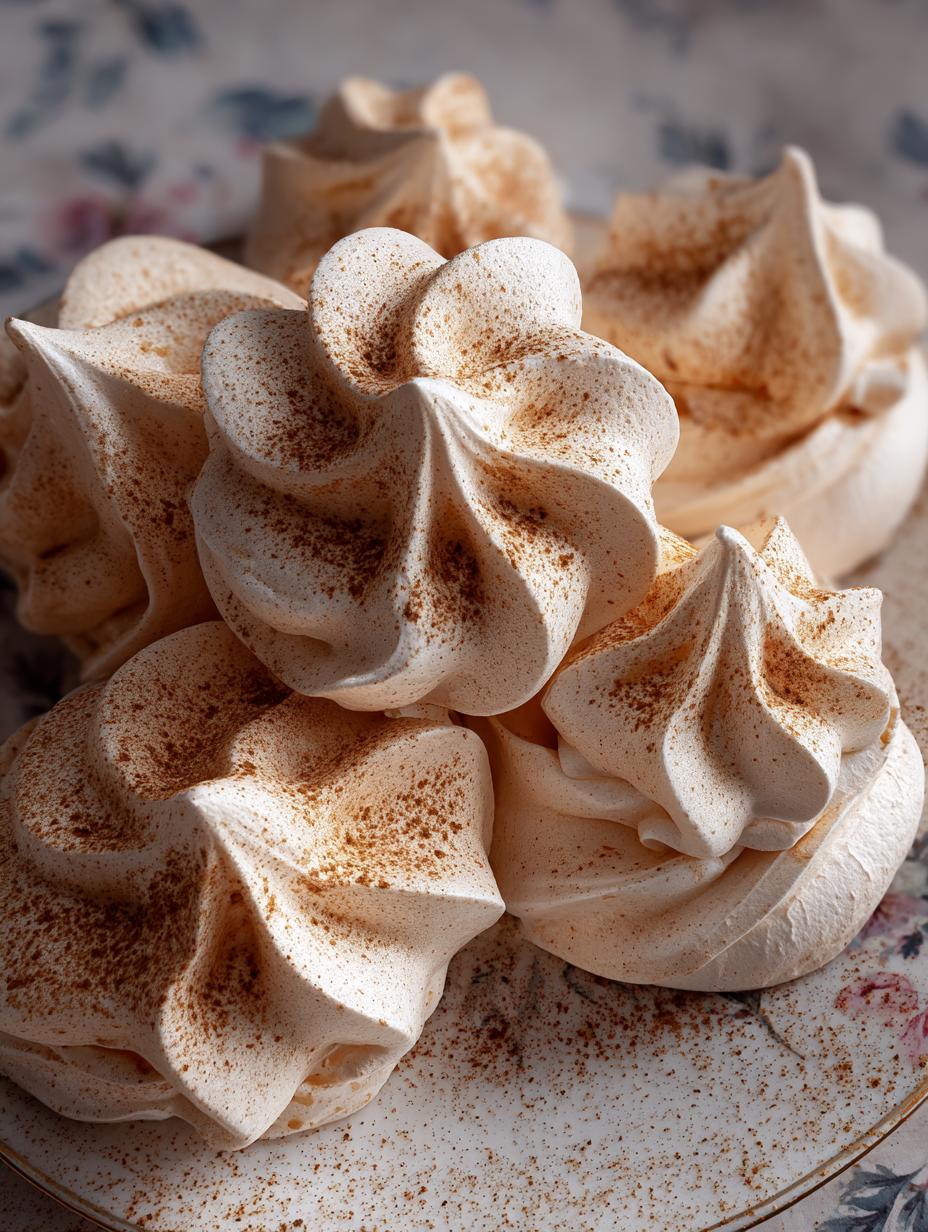 Cinnamon Maple Meringues