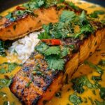 Coconut Curry Salmon Garlic