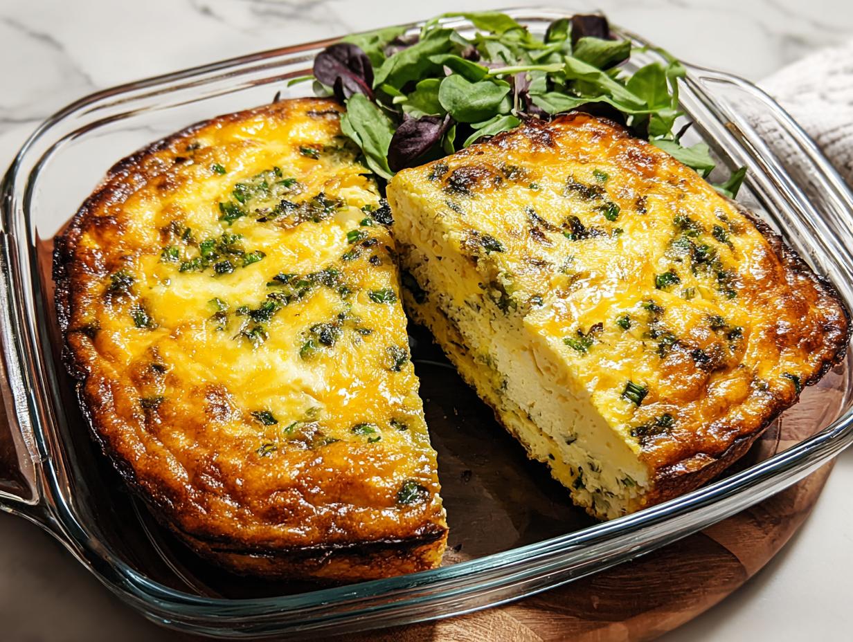 Amazing Cottage Cheese Egg Bake: 8 Servings - Cottage Cheese Egg Bake - additional detail