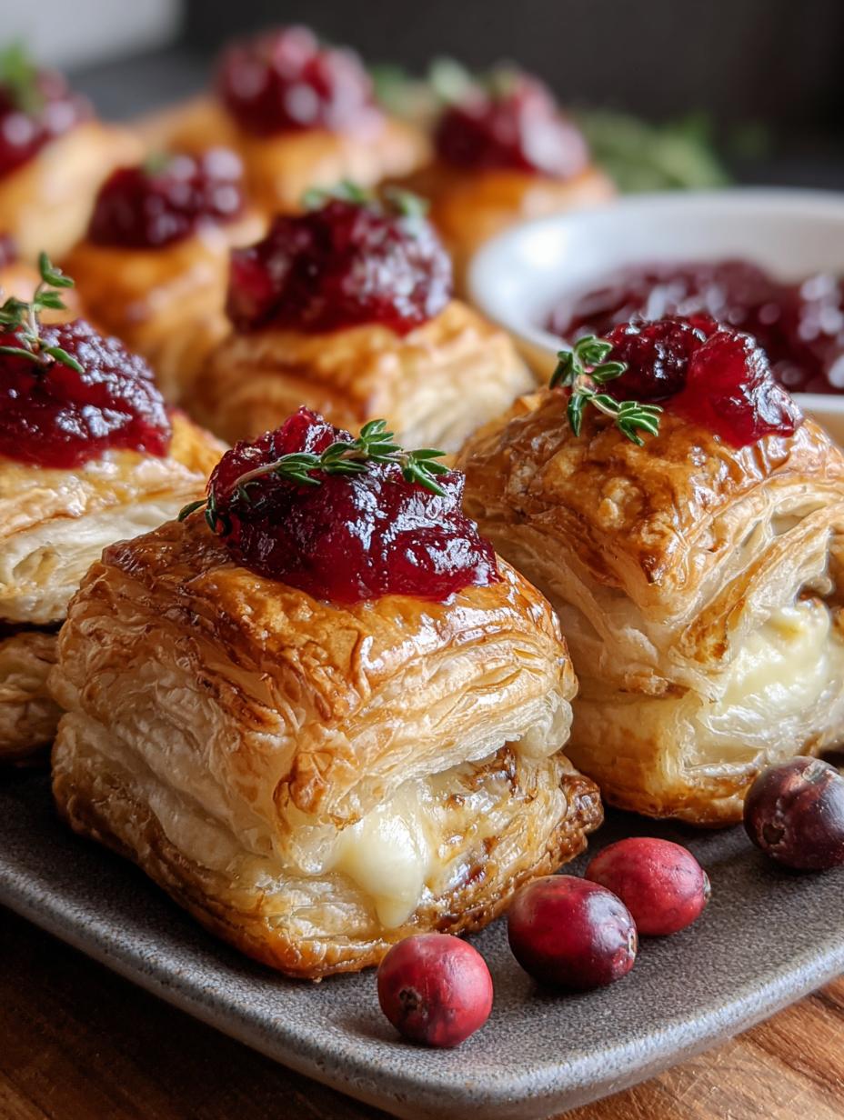 Amazing Cranberry Brie Bites: 15 Minute Recipe 6 Amazing Cranberry Brie Bites: 15 Minute Recipe - Cranberry Brie Bites - additional detail