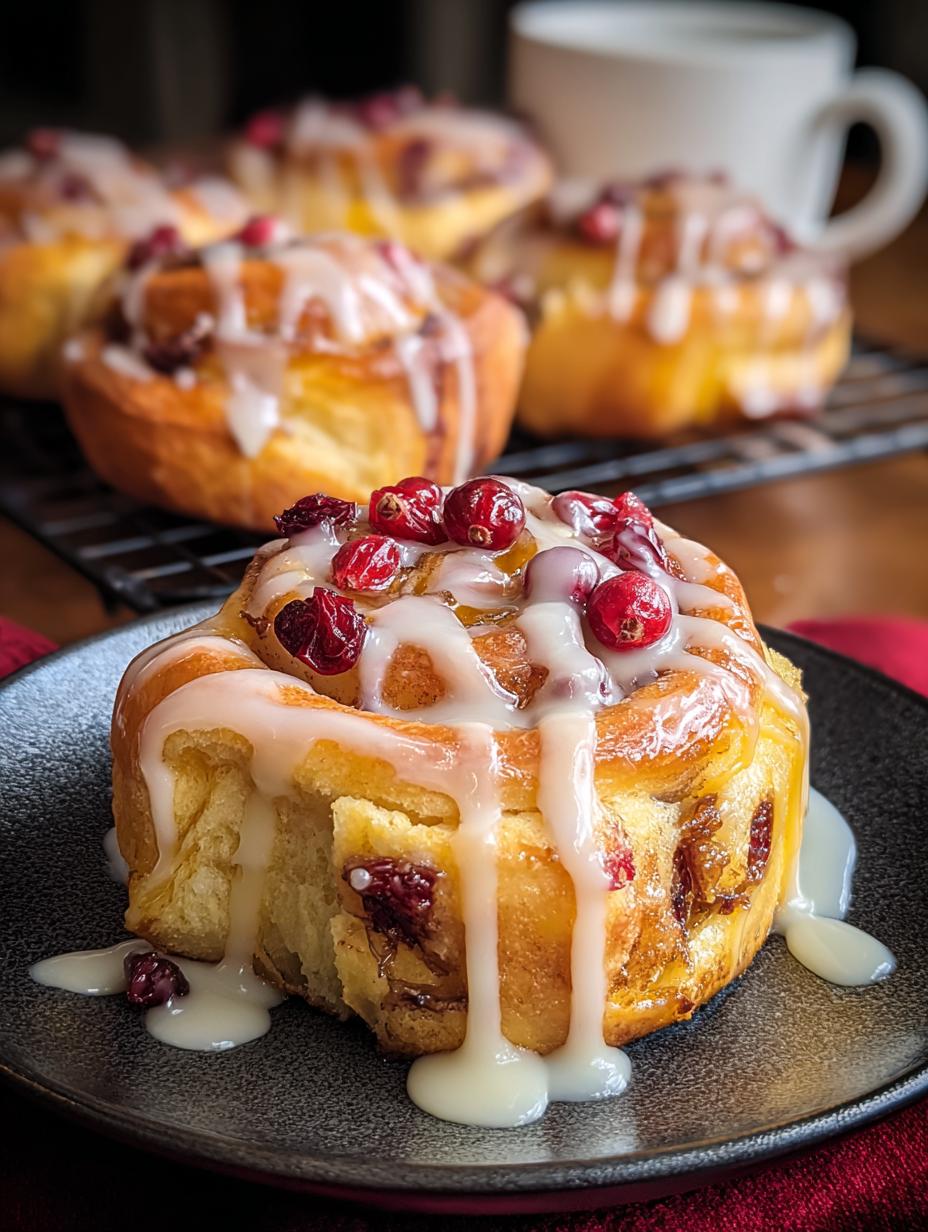 Cranberry Orange Sweet Rolls
