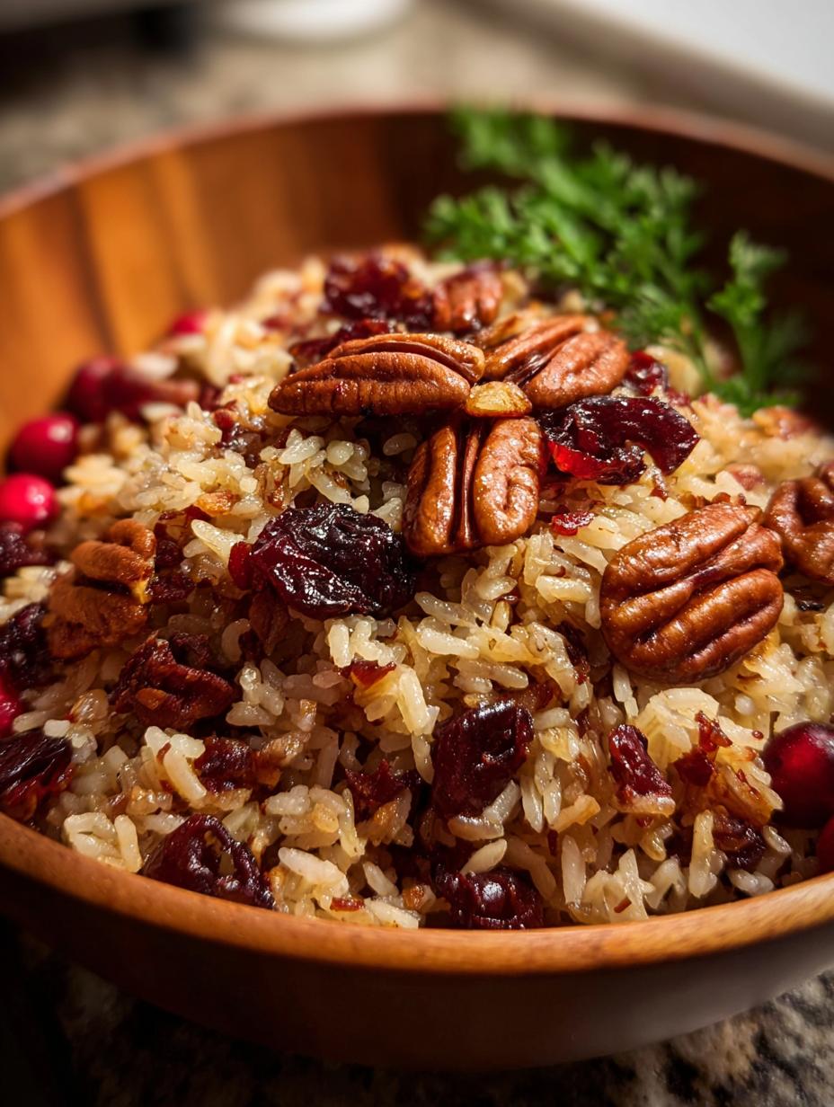 Amazing Cranberry Rice Pilaf Side Dish - Cranberry Rice Pilaf Side - additional detail