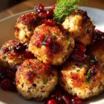 Cranberry Turkey Stuffing Balls