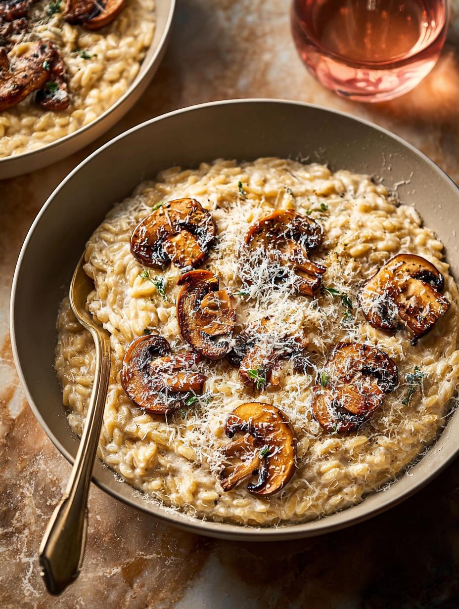 Creamy Mushroom Pastina: 5 Reasons to Indulge Tonight 4 Creamy Mushroom Pastina: 5 Reasons to Indulge Tonight - Creamy Mushroom Pastina - main visual representation