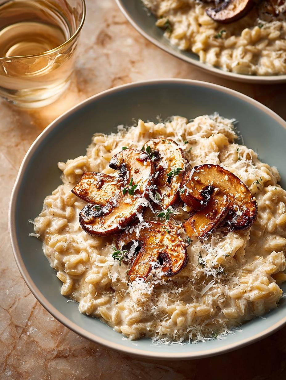 Creamy Mushroom Pastina: 5 Reasons to Indulge Tonight 5 Creamy Mushroom Pastina: 5 Reasons to Indulge Tonight - Creamy Mushroom Pastina - additional detail