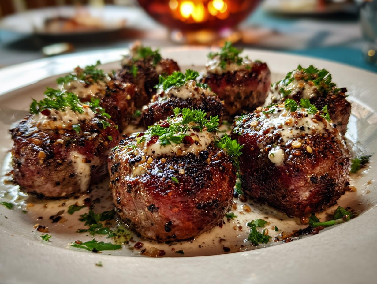 Amazing Creamy Peppercorn Steak Bites in 15 Minutes - Creamy Peppercorn Steak Bites - additional detail