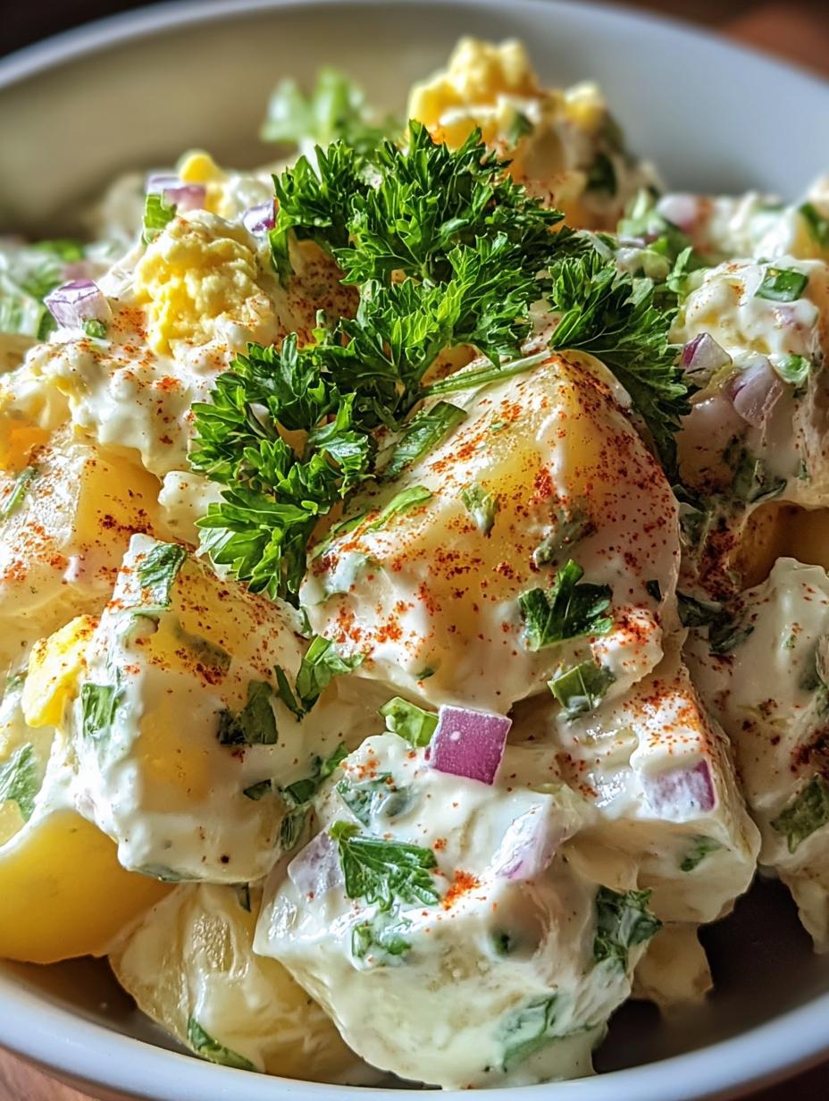 Classic Creamy Potato Salad: Simple, Delicious Comfort - Creamy Potato Salad - additional detail