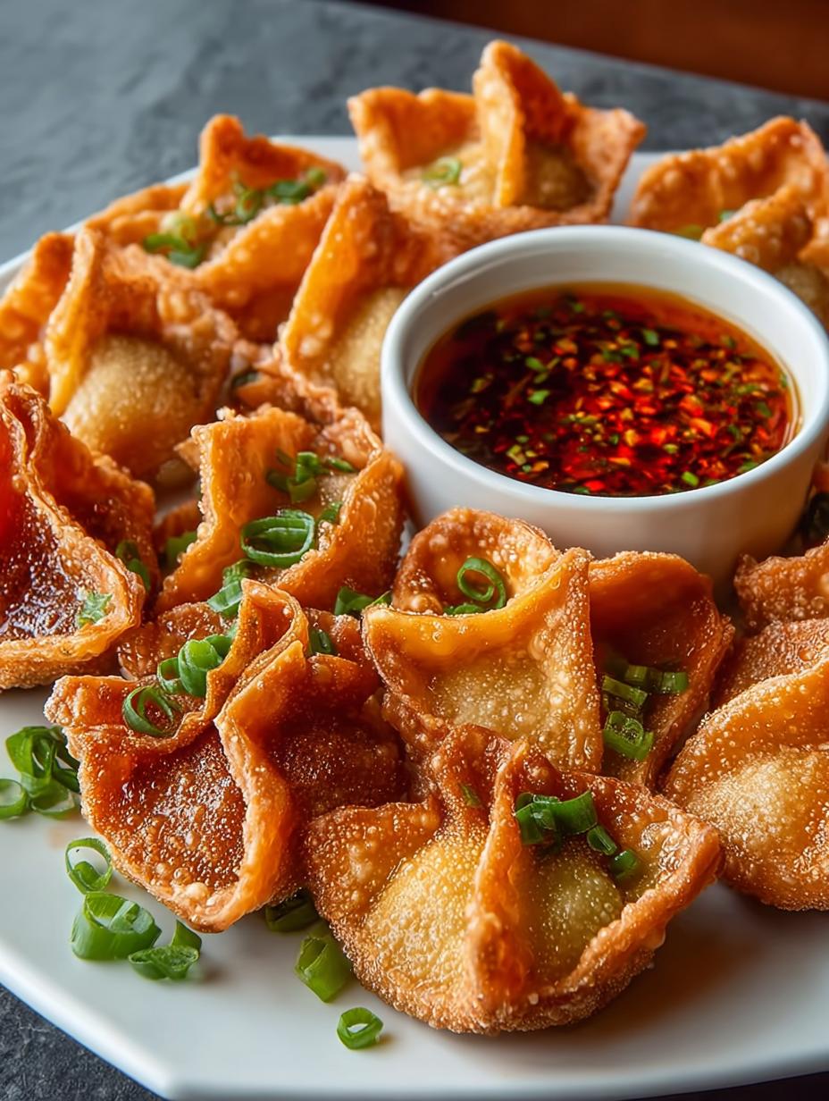 Crispy Curry Vegetable Wontons