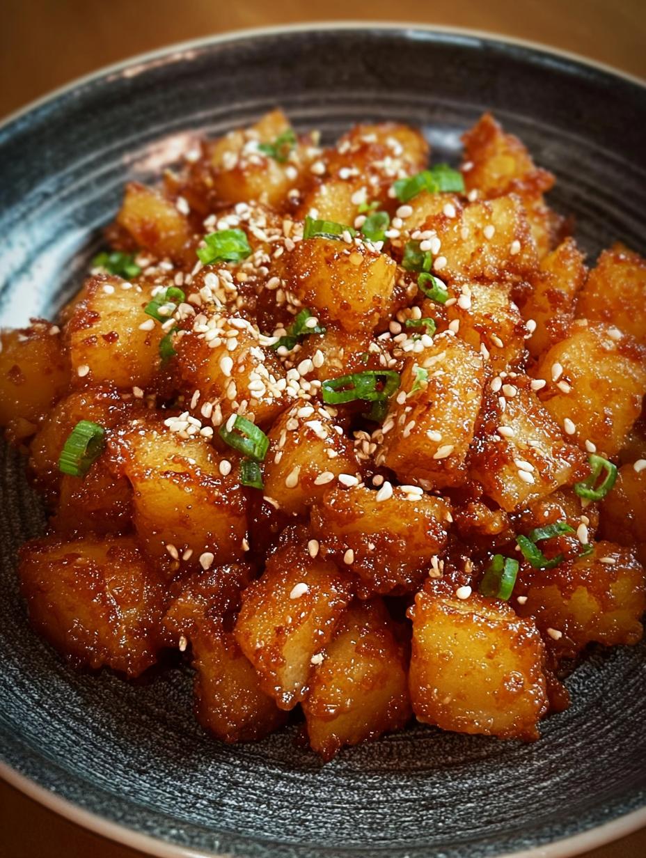 Crispy Korean Potato Dish
