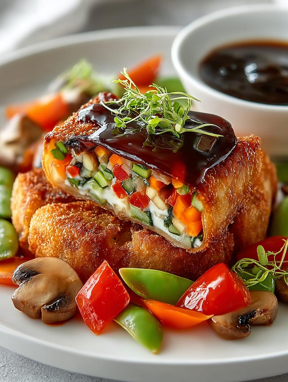 Crispy Vegetable Mushroom Spring