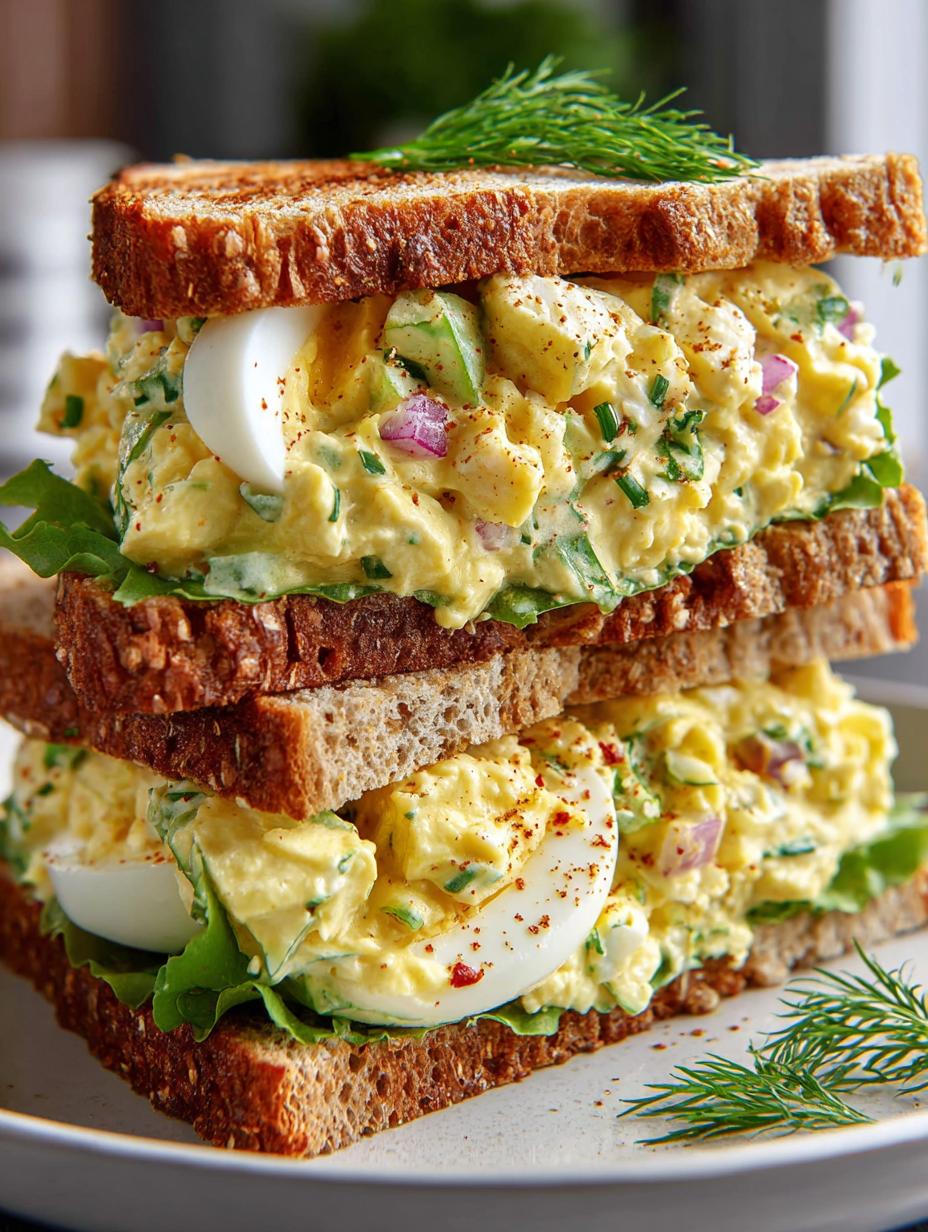 Delicious Deviled Egg Salad Sandwich Recipe in 20 Minutes - Deviled Egg Salad Sandwich - additional detail