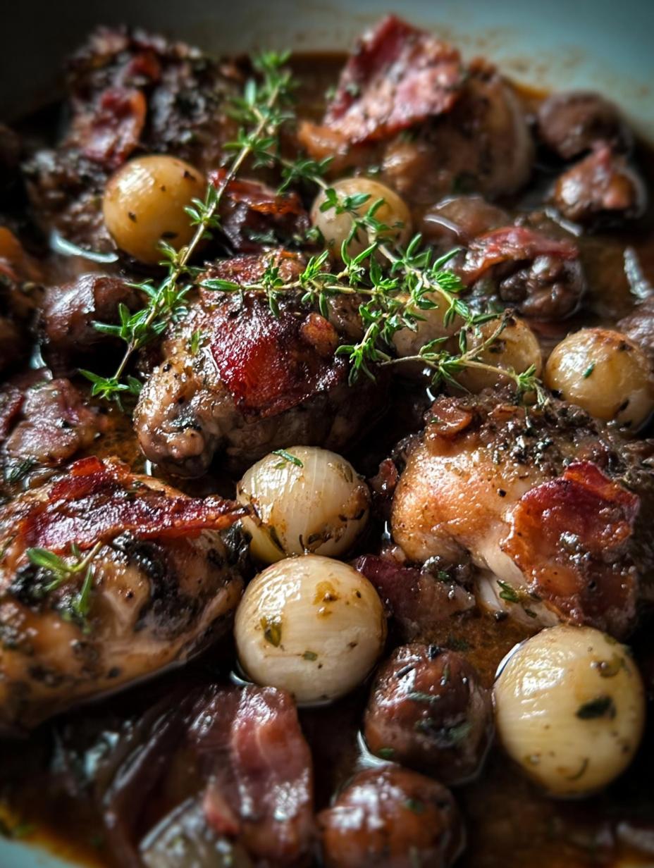 French Coq Vin: Rich Flavor in 1 Hour - French Coq Vin - additional detail