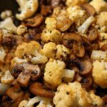 Garlic Cauliflower Mushroom Skillet