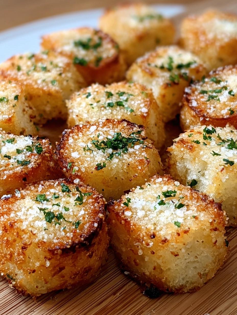Garlic Parmesan Bread Bites: 1 Amazing Recipe - Garlic Parmesan Bread Bites - additional detail