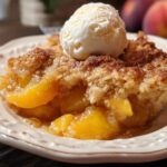 Gluten Free Peach Cobbler