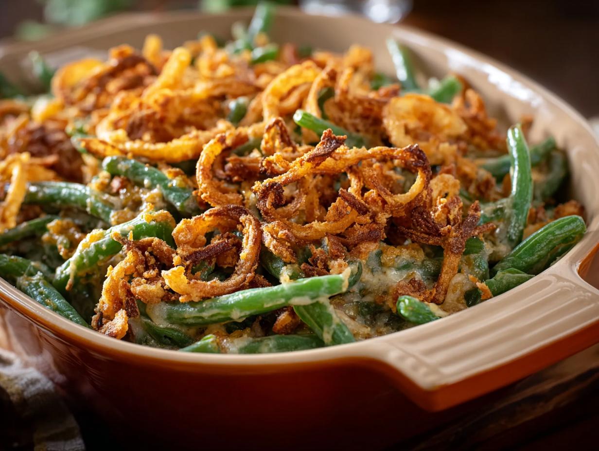 Green Bean Casserole: 1 Amazing Comfort Dish - Green Bean Casserole - additional detail