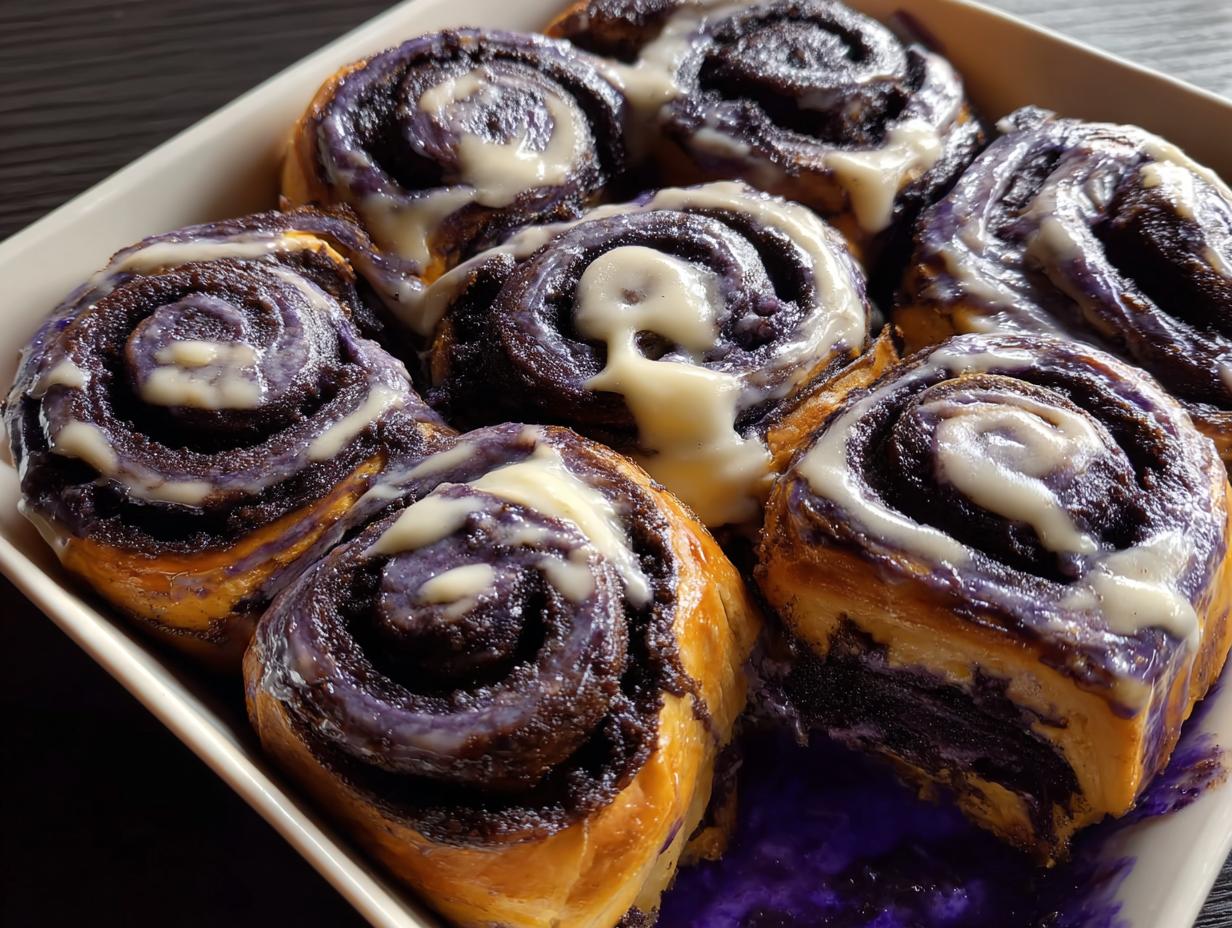 Halloween Cinnamon Rolls