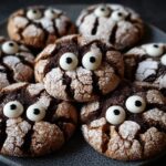 Halloween Crinkle Cookies