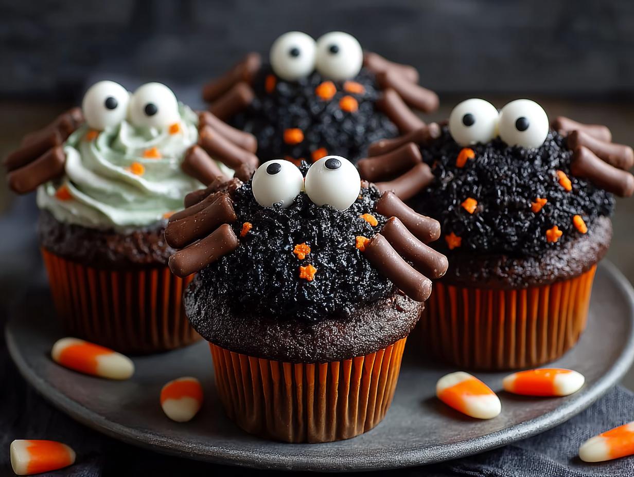 Halloween Decorated Cupcakes