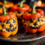 Halloween Stuffed Peppers