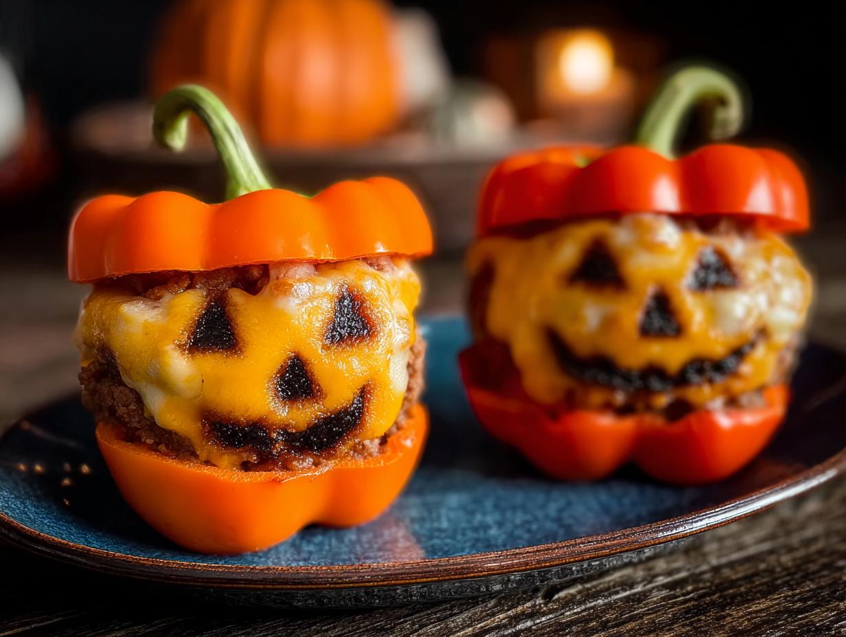 Halloween Stuffed Peppers: Deliciously Spooky Dinner 5 Halloween Stuffed Peppers: Deliciously Spooky Dinner - Halloween Stuffed Peppers - additional detail