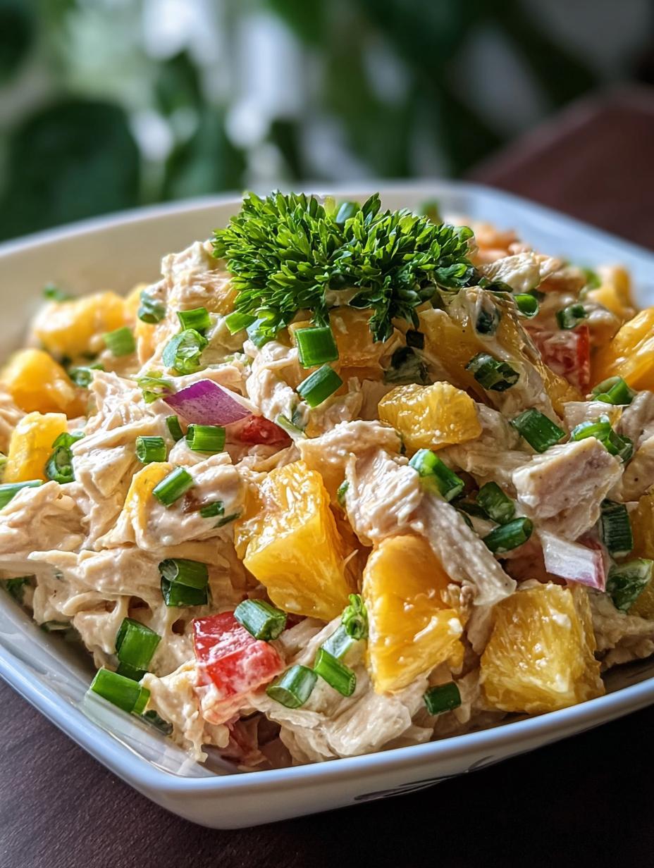 Hawaiian Chicken Salad: 5 Tropical Twists 5 Hawaiian Chicken Salad: 5 Tropical Twists - Hawaiian Chicken Salad - main visual representation