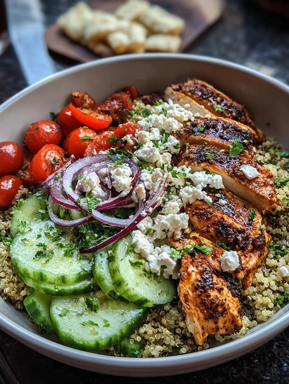 Amazing Healthy Greek Chicken Bowls: 35 Min 4 Amazing Healthy Greek Chicken Bowls: 35 Min - Healthy Greek Chicken Bowls - main visual representation