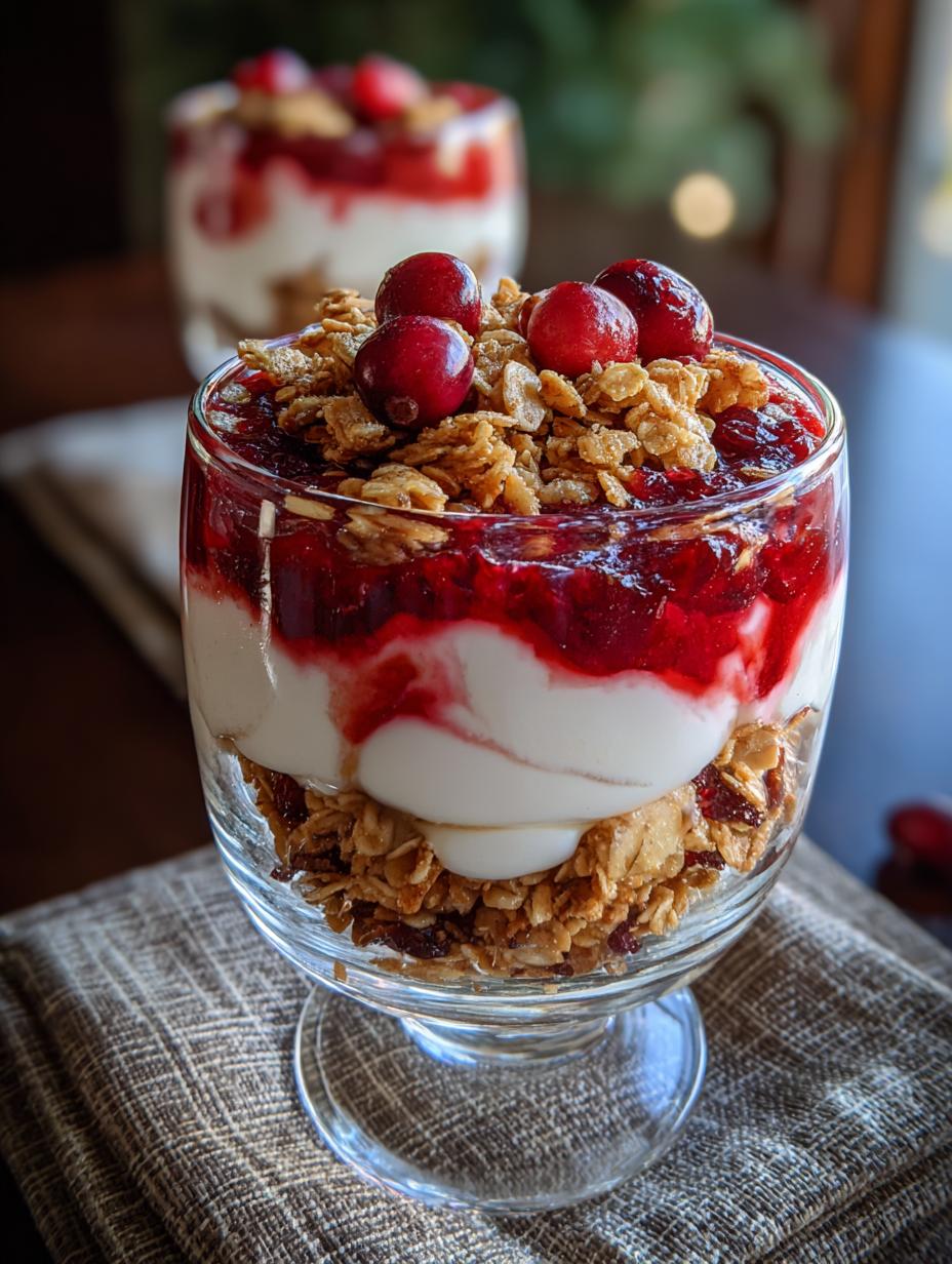 Holiday Yogurt Parfaits Cranberry: Divine Easy Recipe - Holiday Yogurt Parfaits Cranberry - main visual representation